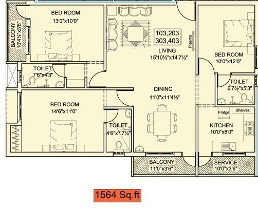 P dot G Matrix - Floor Plan
