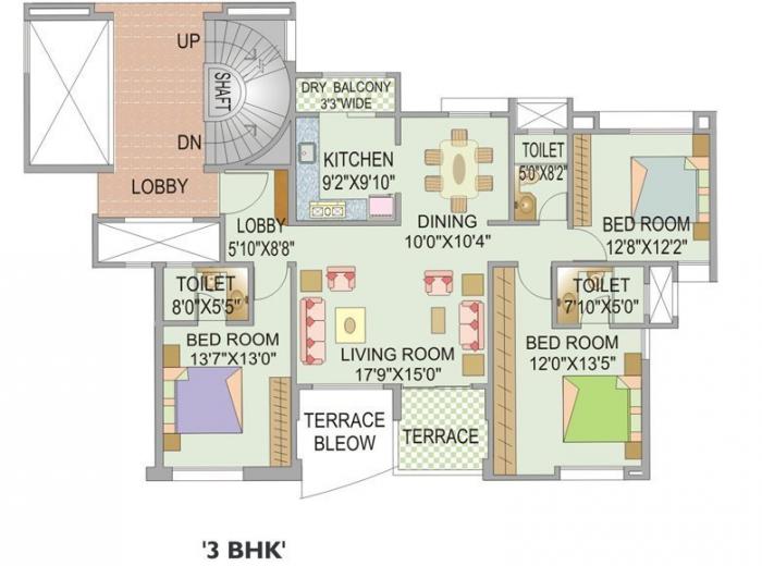 Pride Purple Ruby Park - Floor Plan