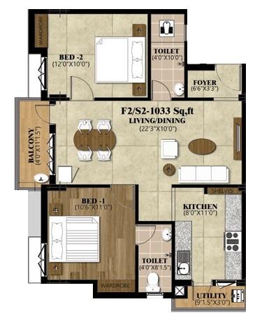 Propshell Cascara - Floor Plan