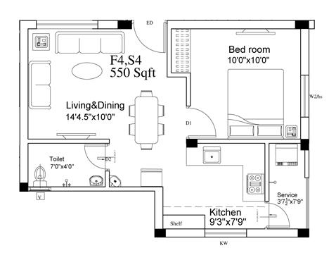 Ruby Deluxe - Floor Plan