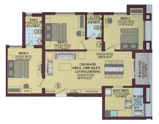 MMRF Sai Enclave - Floor Plan