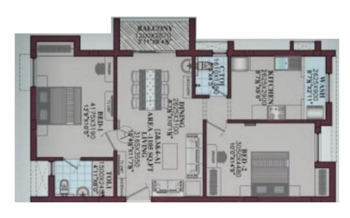 MMRF Sai Enclave - Floor Plan