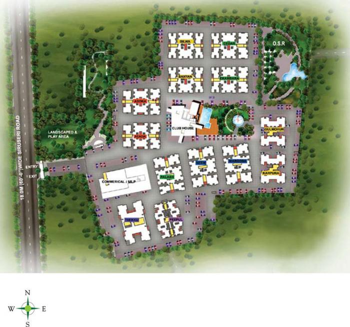 Sabari Serenity - Master Plan