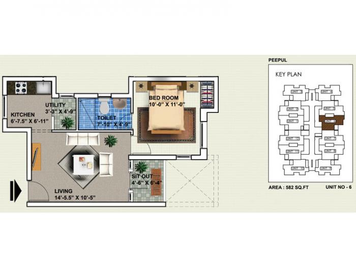 Sabari Serenity - Floor Plan
