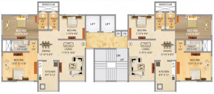 Rishabh Heights - Master Plan
