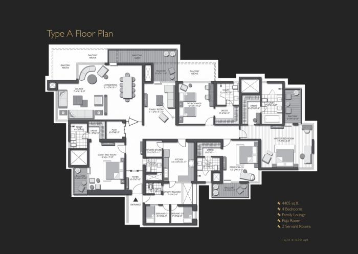 The 3C Lotus Peak - Floor Plan