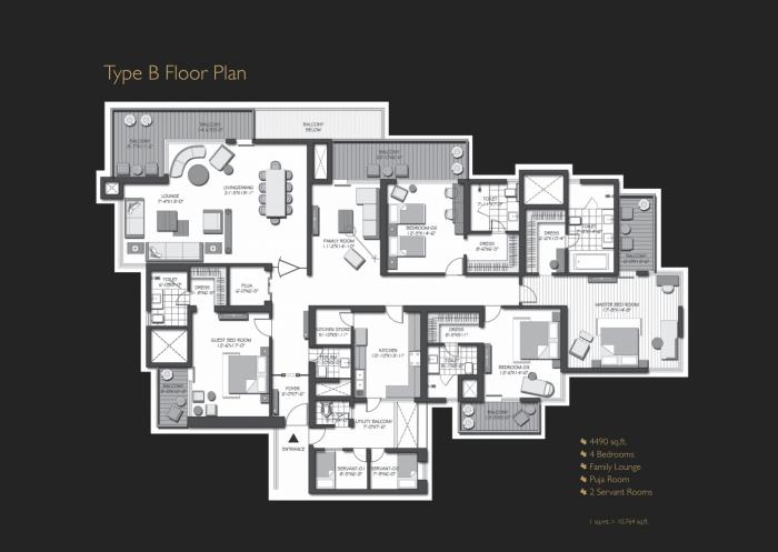 The 3C Lotus Peak - Floor Plan