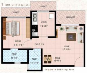 Deep Manohar Shreeji Nirvana Phase II - Floor plan