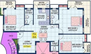 Vasavi Thazham - Floor plan