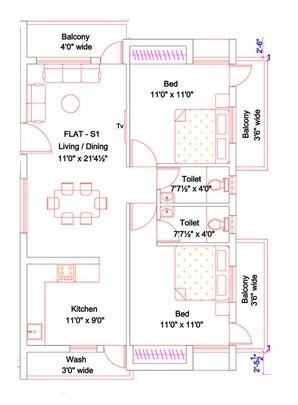 Arka Daisy - Floor Plan