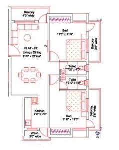 Arka Daisy - Floor plan