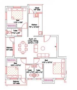 Arka Daisy - Floor plan