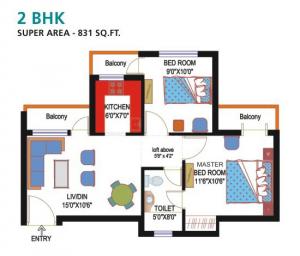 Nimbus Express Park View-I - Floor plan