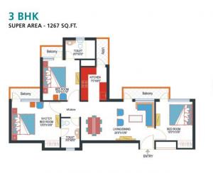 Nimbus Express Park View-I - Floor plan