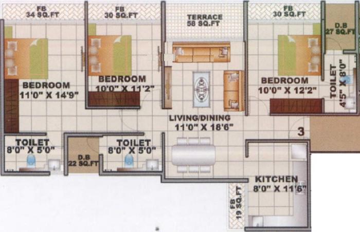Sai Apramit - Floor Plan