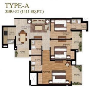 Jaura Prime Boulevard - Floor plan
