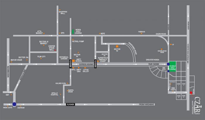 Supertech Czar Suites - Locality