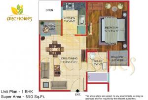 Propitious ARC Homes - Floor plan