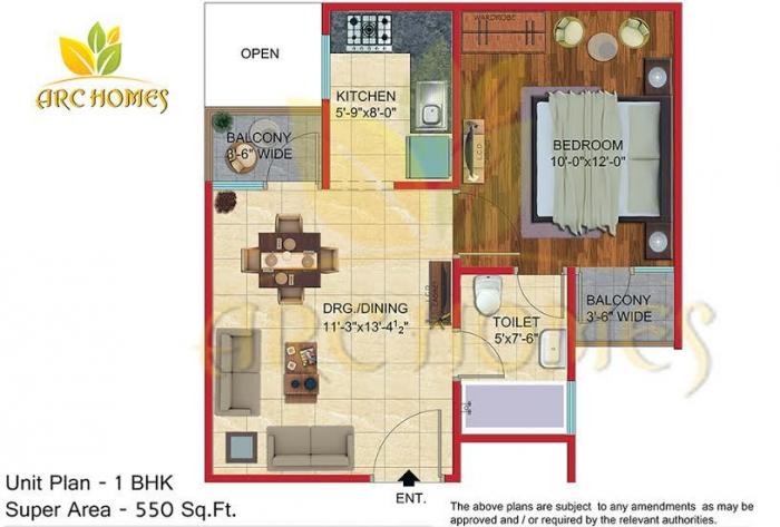 Propitious ARC Homes - Floor Plan