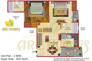 Propitious ARC Homes - Floor plan