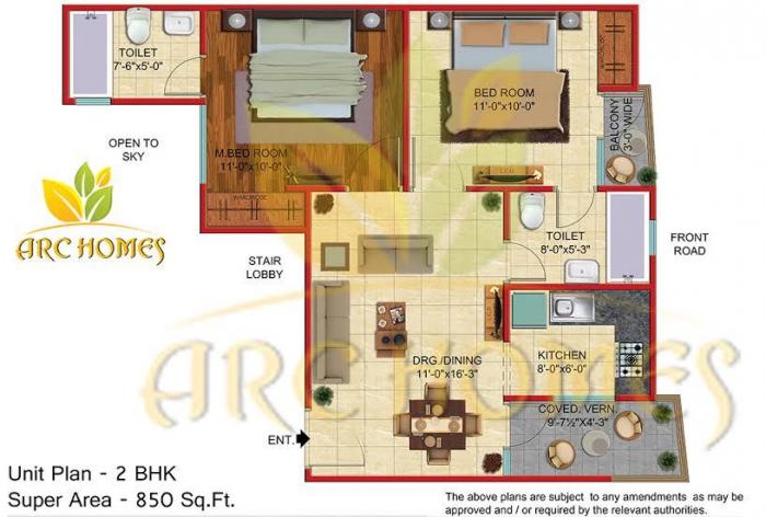 Propitious ARC Homes - Floor Plan