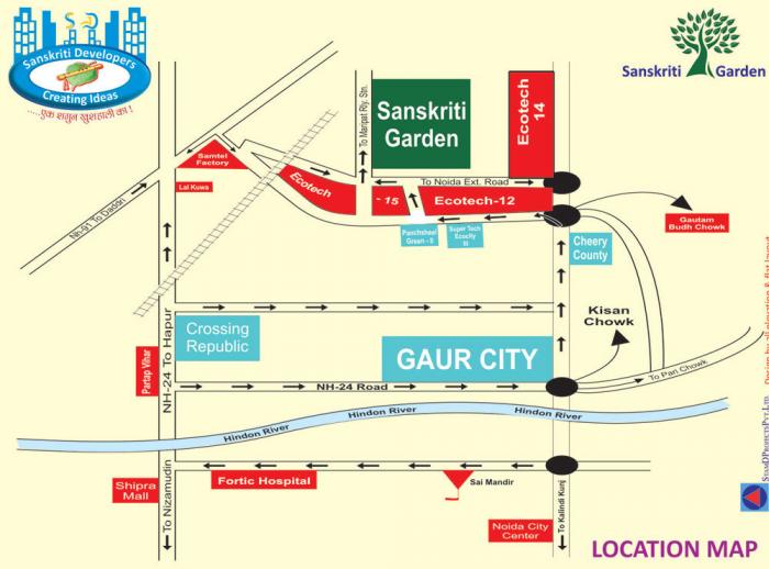 Sanskriti Garden Plot - Locality