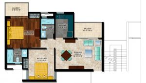 Antriksh IT Residency - Floor plan