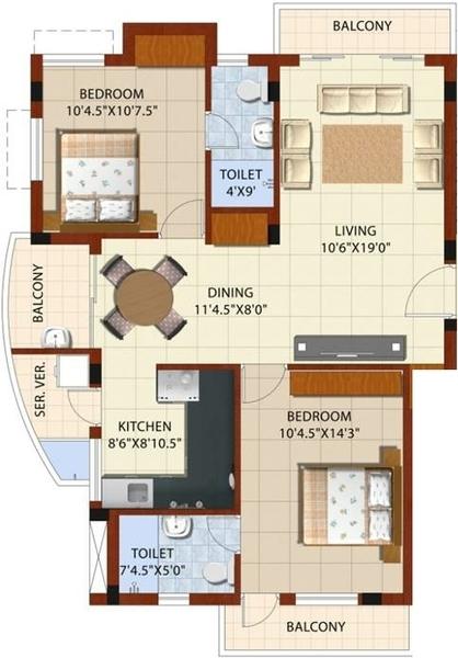Sree Indraprastha - Floor Plan