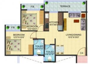 Kaamdhenu Sai Pushpam - Floor plan
