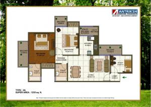 Antriksh Forest - Floor plan