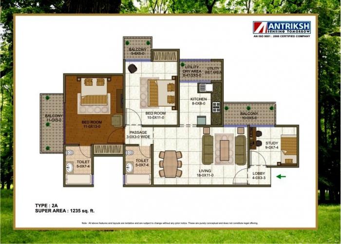 Antriksh Forest - Floor Plan