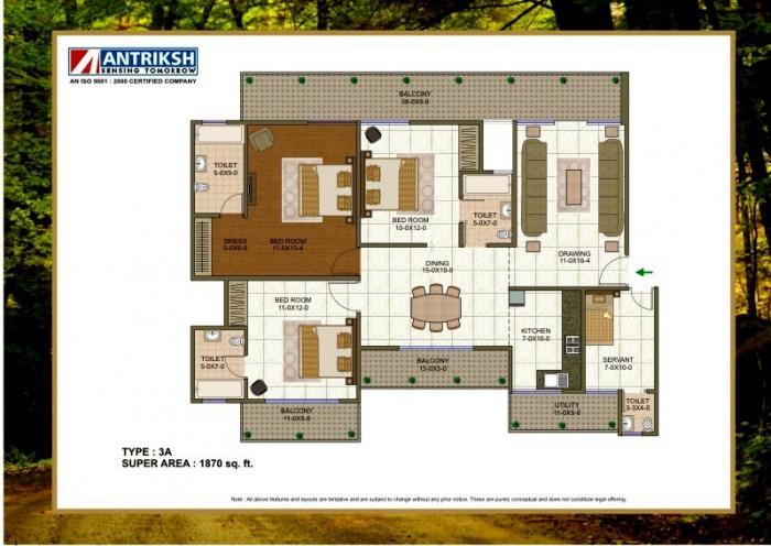 Antriksh Forest - Floor Plan