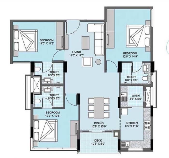 Altis Oceanique - Floor Plan