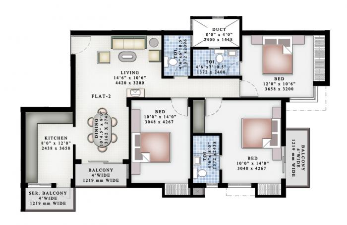 Ruby Grand - Floor Plan