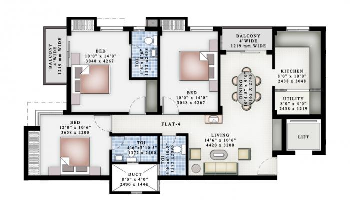 Ruby Grand - Floor Plan