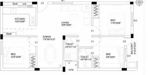 Ruby Star City - Floor plan