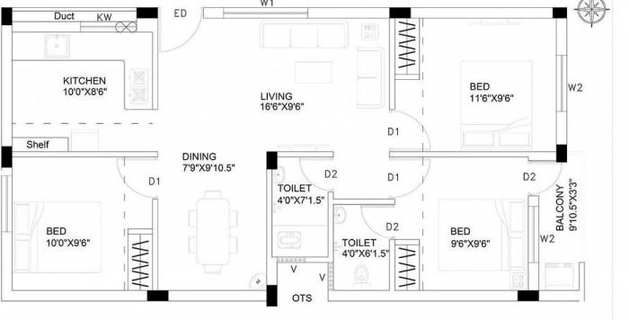 Ruby Star City - Floor Plan