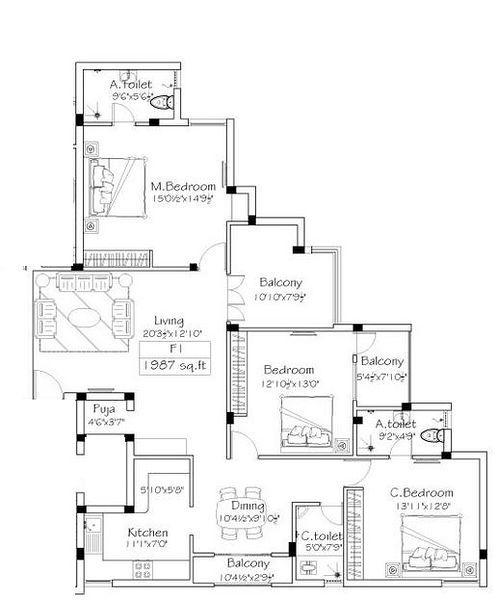Shrusti Krishna - Floor Plan