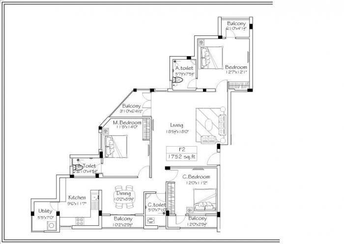 Shrusti Krishna - Floor Plan