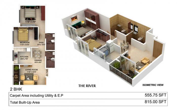 Falco River County - Floor Plan