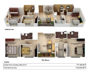 Falco River County - Floor plan