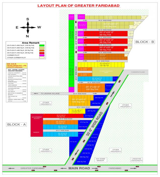 BKR Devnagar Plots Phase 1 - Master Plan
