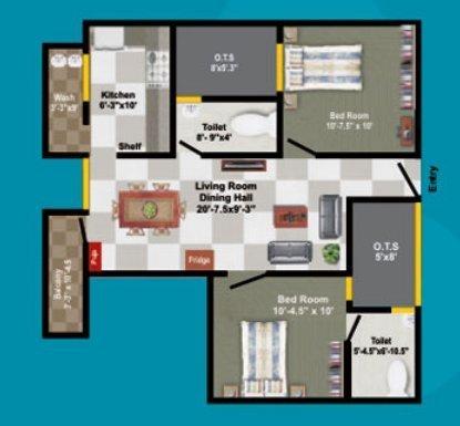 Sumathi Elegance - Floor Plan