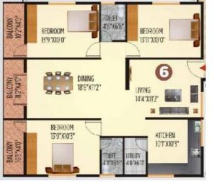Siddartha Sapphire - Floor plan