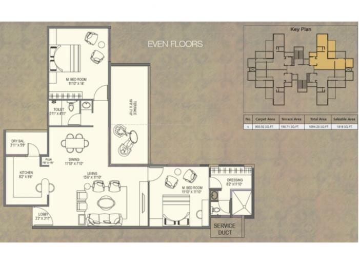 Sanklecha Mango Woods - Floor Plan