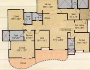 Nyati Wind Chimes - Floor plan