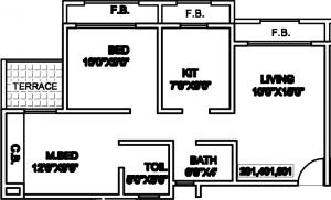 Virat Aangan - Floor plan