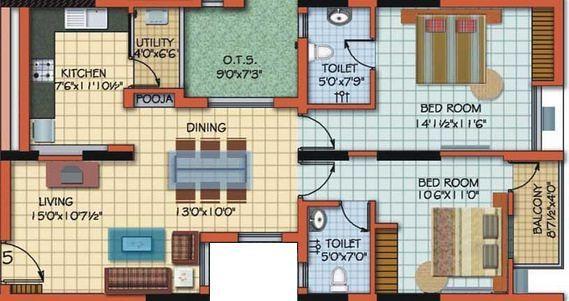Pace Aagam - Floor Plan