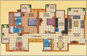 Charms Solitaire - Floor plan