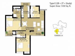 Eldeco Aamantran - Floor plan
